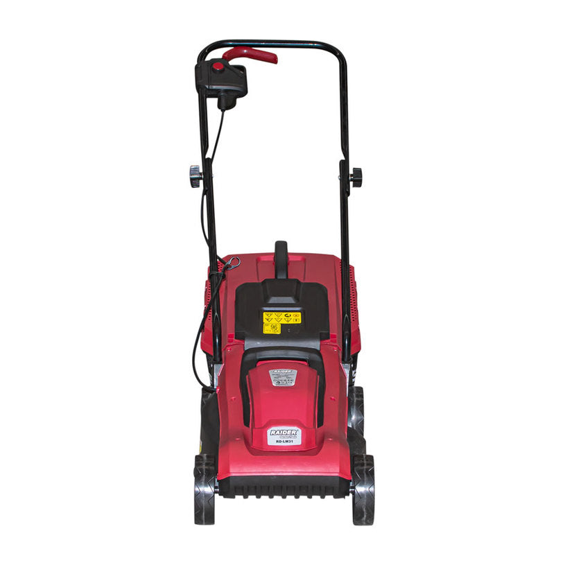 Електрическа косачка Raider RD-LM31 — 1400 W, 33 см косене, кош 30 л