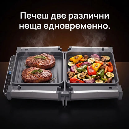 Мултифункционален уред 4в1 — тостер, грил, фурна и барбекю